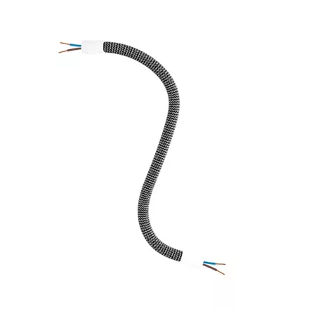 Kit Creative Flex tube, iron black RZ30 fabric cover, metal connectors