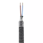 Kit Creative Flex tube, iron black RZ30 fabric cover, metal connectors