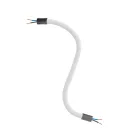 Kit Creative Flex flexible tube, white RM01 fabric cover and metal connectors