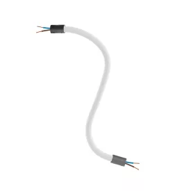   Kit Creative Flex flexible tube, silver RM02 fabric cover and metal connectors