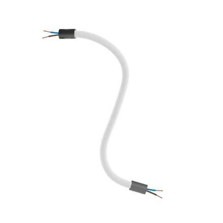 Kit Creative Flex flexible tube, silver RM02 fabric cover and metal connectors