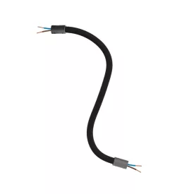   Kit Creative Flex flexible tube, black RM04 fabric cover and metal connectors