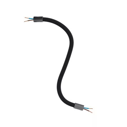 Kit Creative Flex flexible tube, black RM04 fabric cover and metal connectors