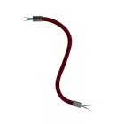 Kit Creative Flex flexible tube, burgundy RM19 fabric cover and metal connectors