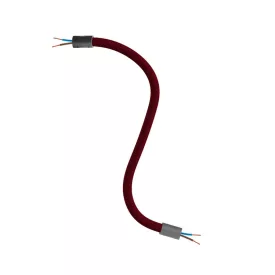   Kit Creative Flex flexible tube, burgundy RM19 fabric cover and metal connectors