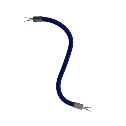 Kit Creative Flex flexible tube, dark blue RM20 fabric cover and metal connectors