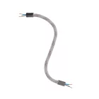 Kit Creative Flex flexible tube, Light Mélange RM72 fabric cover and metal connectors