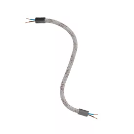   Kit Creative Flex flexible tube, Light Mélange RM72 fabric cover and metal connectors