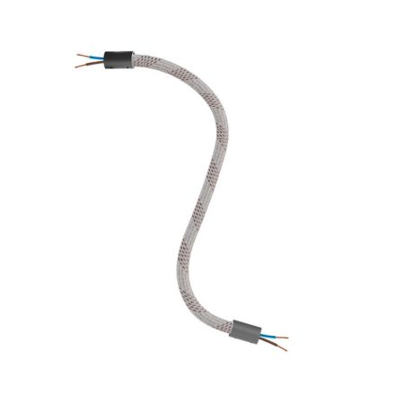  Kit Creative Flex flexible pipe covered with Light Mélange RM72 material, with metal connectors