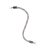  Kit Creative Flex flexible pipe covered with Light Mélange RM72 material, with metal connectors