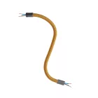 Kit Creative Flex flexible tube, RM73 bronze-colored fabric cover and metal connectors