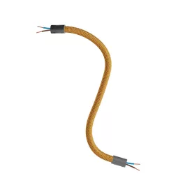   Kit Creative Flex flexible tube, RM73 bronze-colored fabric cover and metal connectors