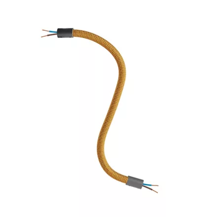 Kit Creative Flex flexible tube, RM73 bronze-colored fabric cover and metal connectors