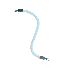   Kit Creative Flex flexible tube, baby blue RM76 with textile lining and metal connectors