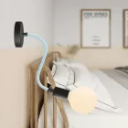 Kit Creative Flex flexible tube, baby blue RM76 with textile lining and metal connectors