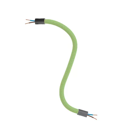 Kit Creative Flex flexible tube, grass green RM77 with textile lining and metal connectors