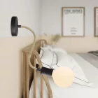 Kit Creative Flex flexible extension tube RN06 with neutral jute cover and metal connectors