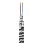 Kit Creative Flex flexible tube, black and white RZ04 fabric cover and metal connectors