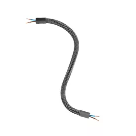   Kit Creative Flex tube, iron black RZ30 fabric cover, metal connectors