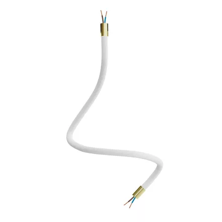 Kit Creative Flex flexible tube, white RM01 fabric cover and metal connectors
