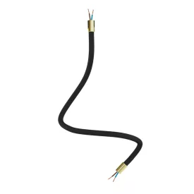   Kit Creative Flex flexible tube, black RM04 fabric cover and metal connectors
