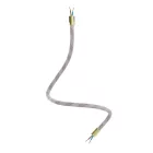 Kit Creative Flex flexible tube, Light Mélange RM72 fabric cover and metal connectors