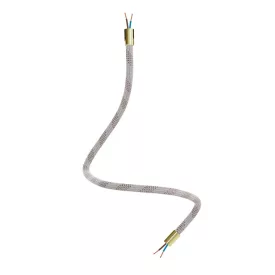   Kit Creative Flex flexible tube, Light Mélange RM72 fabric cover and metal connectors