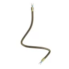 Kit Creative Flex flexible tube, black and gold RZ24 fabric cover, metal connectors