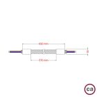 Kit Creative Flex tube, iron black RZ30 fabric cover, metal connectors