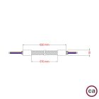 Kit Creative Flex flexible tube, white RM01 fabric cover and metal connectors