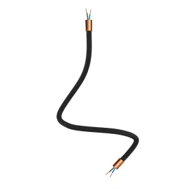   Kit Creative Flex flexible tube, black RM04 fabric cover and metal connectors