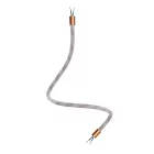 Kit Creative Flex flexible tube, Light Mélange RM72 fabric cover and metal connectors