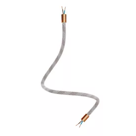   Kit Creative Flex flexible tube, Light Mélange RM72 fabric cover and metal connectors