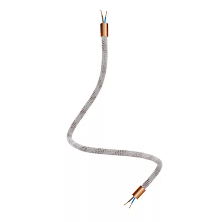 Kit Creative Flex flexible tube, Light Mélange RM72 fabric cover and metal connectors