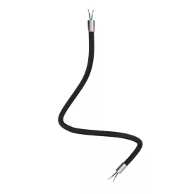   Kit Creative Flex flexible tube, black RM04 fabric cover and metal connectors