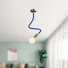 Kit Creative Flex flexible tube, dark blue RM20 fabric cover and metal connectors