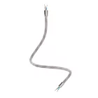 Kit Creative Flex flexible tube, Light Mélange RM72 fabric cover and metal connectors
