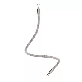   Kit Creative Flex flexible tube, Light Mélange RM72 fabric cover and metal connectors
