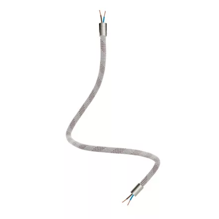 Kit Creative Flex flexible tube, Light Mélange RM72 fabric cover and metal connectors