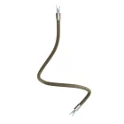 Kit Creative Flex flexible tube, black and gold RZ24 fabric cover, metal connectors