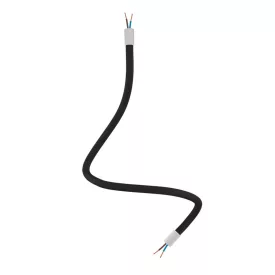   Kit Creative Flex flexible tube, black RM04 fabric cover and metal connectors
