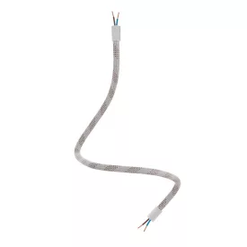   Kit Creative Flex flexible tube, Light Mélange RM72 fabric cover and metal connectors