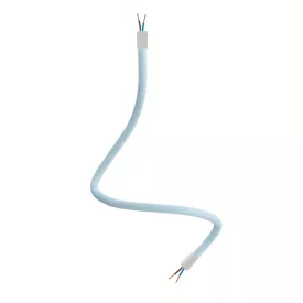   Kit Creative Flex flexible tube, baby blue RM76 with textile lining and metal connectors