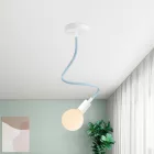 Kit Creative Flex flexible tube, baby blue RM76 with textile lining and metal connectors