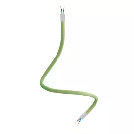   Kit Creative Flex flexible tube, grass green RM77 with textile lining and metal connectors