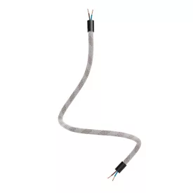   Kit Creative Flex flexible tube, Light Mélange RM72 fabric cover and metal connectors