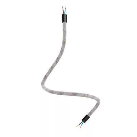 Kit Creative Flex flexible tube, Light Mélange RM72 fabric cover and metal connectors