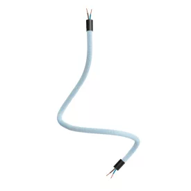   Kit Creative Flex flexible tube, baby blue RM76 with textile lining and metal connectors