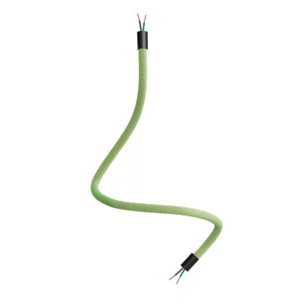 Kit Creative Flex flexible tube, grass green RM77 with textile lining and metal connectors