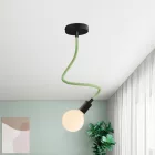 Kit Creative Flex flexible tube, grass green RM77 with textile lining and metal connectors